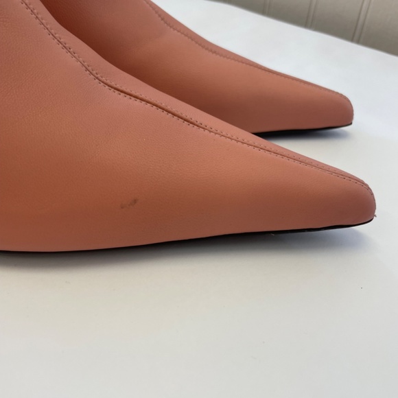 Pink Leather Sock Boots - Picture 5 of 6